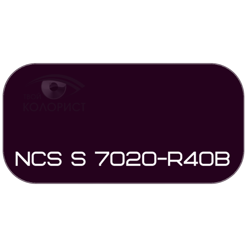 PALINAL 2К акрил-полиуретановая DTM эмаль по коду NCS S 7020-R40B