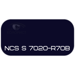 PALINAL 2К акрил-полиуретановая DTM эмаль по коду NCS S 7020-R70B