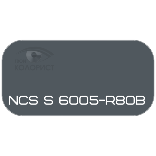 PALINAL 2К акрил-полиуретановая DTM эмаль по коду NCS S 6005-R80B
