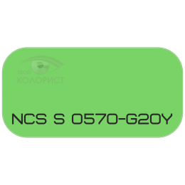 PALINAL 2К полиуретановая эмаль по коду NCS S 0570-G20Y