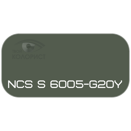 PALINAL 2К акрил-полиуретановая DTM эмаль по коду NCS S 6005-G20Y