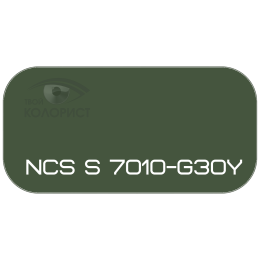 PALINAL 2К акрил-полиуретановая DTM эмаль по коду NCS S 7010-G30Y