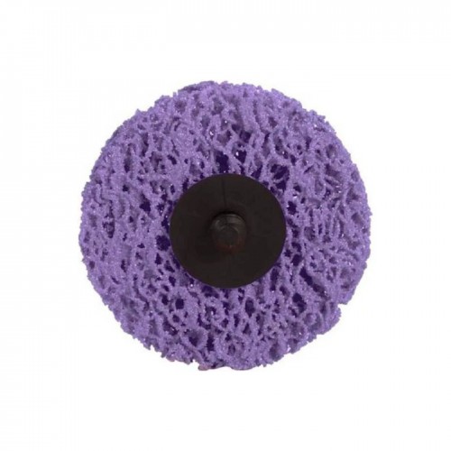 QUICK LOCK ABRAFORCE CR абразивный диск шлифовальный зачистной 75 мм, фиолетовый, (крепление ROLOC)