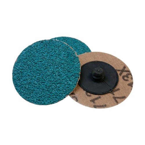 QUICK LOCK ZIRCONIUM Р36 шлифовальный диск 50 мм, сине-зеленый (крепление ROLOC)