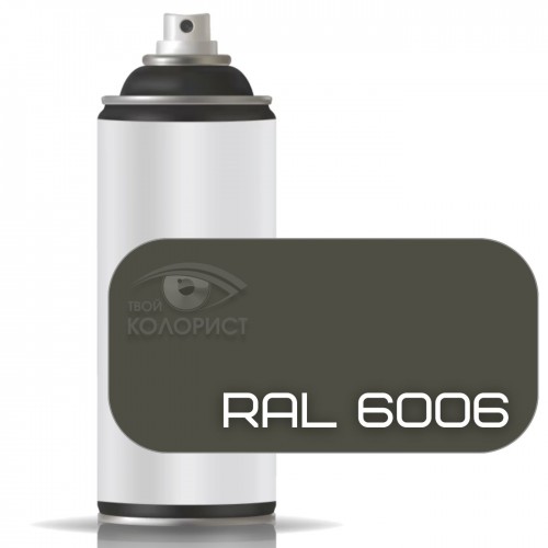 PALINAL антикоррозионная краска по коду RAL 6006 в баллоне, 400 мл
