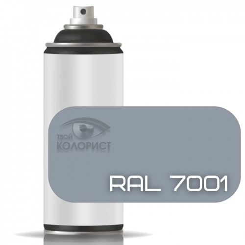 PALINAL антикоррозионная краска по коду RAL 7001 в баллоне, 400 мл