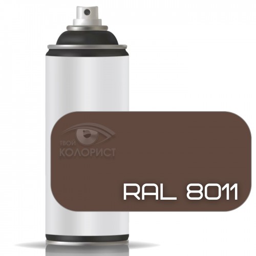 PALINAL антикоррозионная краска по коду RAL 8011 в баллоне, 400 мл