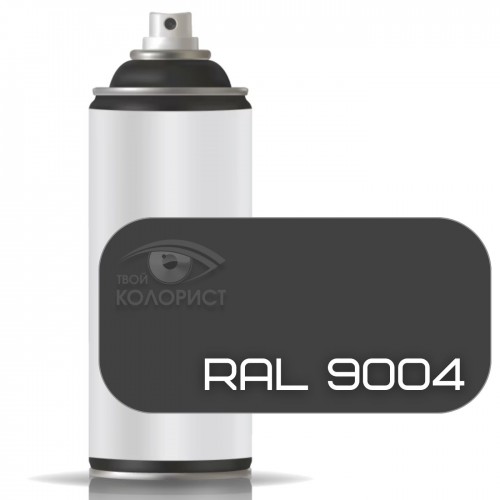 PALINAL антикоррозионная краска по коду RAL 9004 в баллоне, 400 мл