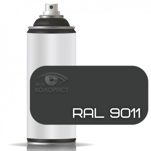 PALINAL антикоррозионная краска по коду RAL 9011 в баллоне, 400 мл
