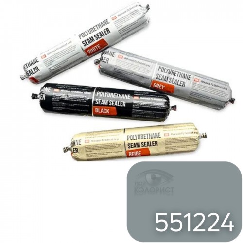 ROXELPRO 551224 герметик полиуретановый шовный, туба, 400 мл, серый