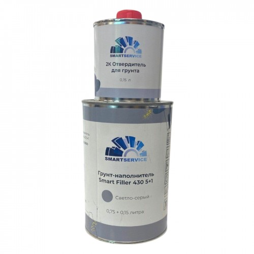 SMART FILLER 433 грунт наполнитель акриловый 5:1, 1 + 0,2 л, черный