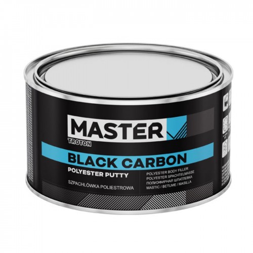 TROTON MASTER BLACK CARBON шпатлевка с углеволокном и стекловолокном, 500 мл