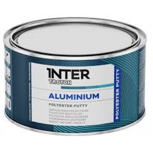INTER TROTON ALUMINIUM шпатлевка с алюминием, 1 кг
