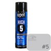 U-POL HIGH 5 грунт наполнитель акриловый толстослойный 1К, 450 мл, аэрозоль, серый