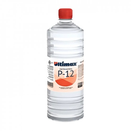 ULTIMAX растворитель Р-12 в ПЭТ бутылках, 0,9 л