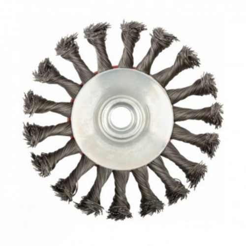 VOLVEX VX-3002 кордщетка 115 мм радиальная витая чашеобразная для УШМ, М14