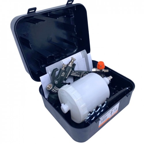 WALCOM SLIM KOMBAT S HTE/HALO краскопульт, сопло 1,3 мм, с манометром и ЗИП