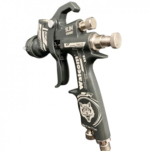 WALCOM SLIM KOMBAT S HTE/HALO краскопульт, сопло 1,3 мм, с манометром и ЗИП