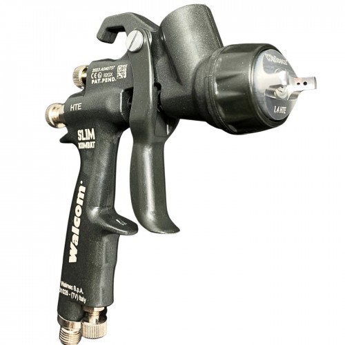 WALCOM SLIM KOMBAT S HTE/HALO краскопульт, сопло 1,4 мм, с манометром и ЗИП