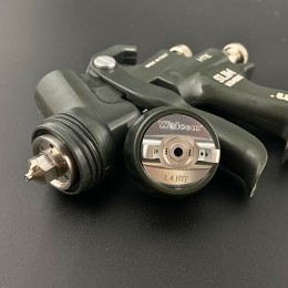 WALCOM SLIM KOMBAT S HTE/HALO краскопульт, сопло 1,4 мм, с манометром и ЗИП