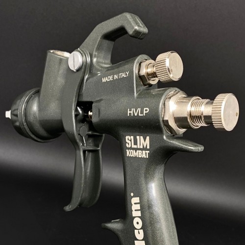 WALCOM SLIM KOMBAT S HVLP краскопульт, сопло 1,3 мм, с манометром и ЗИП