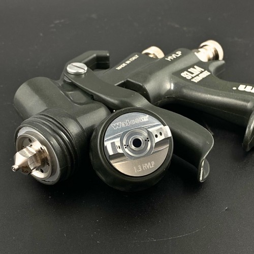 WALCOM SLIM KOMBAT S HVLP краскопульт, сопло 1,3 мм, с манометром и ЗИП