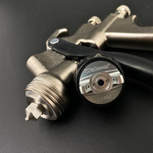 WALCOM SLIM XLIGHT S HVLP краскопульт, сопло 1,3 мм, с манометром и ЗИП