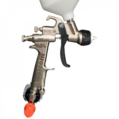 WALCOM SLIM XLIGHT S HVLP краскопульт, сопло 1,3 мм, с манометром и ЗИП