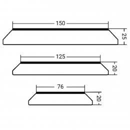 ZVIZZER круг полировальный EDGE, 100/20/76 мм, желтый, мягкий