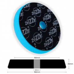 ZVIZZER круг полировальный TRAPEZ, 160/25/150 мм, синий, ультра твёрдый 