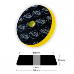 ZVIZZER круг полировальный TRAPEZ, 95/25/80 мм, желтый, мягкий 