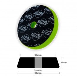 ZVIZZER круг полировальный TRAPEZ, 95/25/80 мм, зеленый, ультра мягкий 