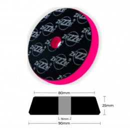 ZVIZZER круг полировальный TRAPEZ, 95/25/80 мм, красный, твёрдый 