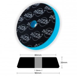ZVIZZER круг полировальный TRAPEZ, 95/25/80 мм, синий,  ультра твёрдый 