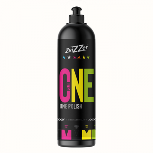 ZVIZZER ONE POLISH одношаговая полироль, среднеабразивная паста с защитой лака, 100 гр