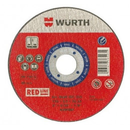 Круг отрезной Wurth Red Line d125 х 1,0 мм, прямой