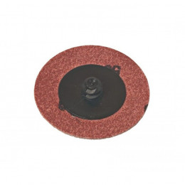 CERAMIC Диск зачистной быстросъемный, керамическое зерно, TOP SIZE, Р80, d50мм, красно-коричневый