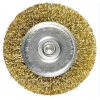Щетка для дрели 50 мм из омедненной стали (тип колесо)