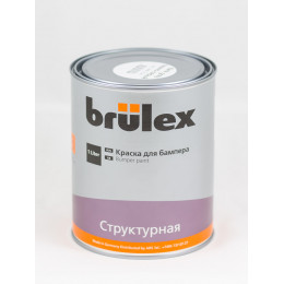  BRULEX Краска для бампера структурная темно-серая 1л