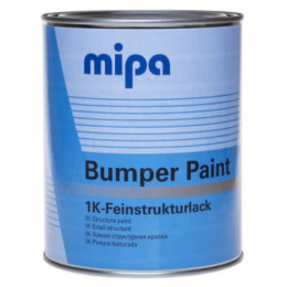MIPA бамперная краска структурная 1л, черная