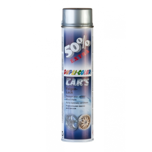 DUPLI COLOR краска для дисков, 600 мл, аэрозоль, серебристый
