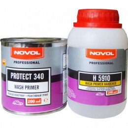 Грунт реактивный NOVOL PROTECT 340 Wash Primer 1+1 0,2 л + 0,2 л