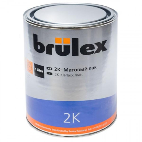 Лак BRULEX 2К - Матовый 1 л + отвердитель