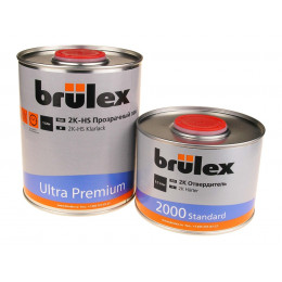 Лак BRULEX 2К HS-Ultra Premium 1л + отвердитель - стандарт